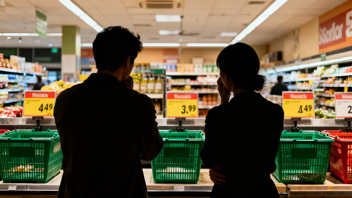 Retraités inquiets supermarché pension complémentaire gelée