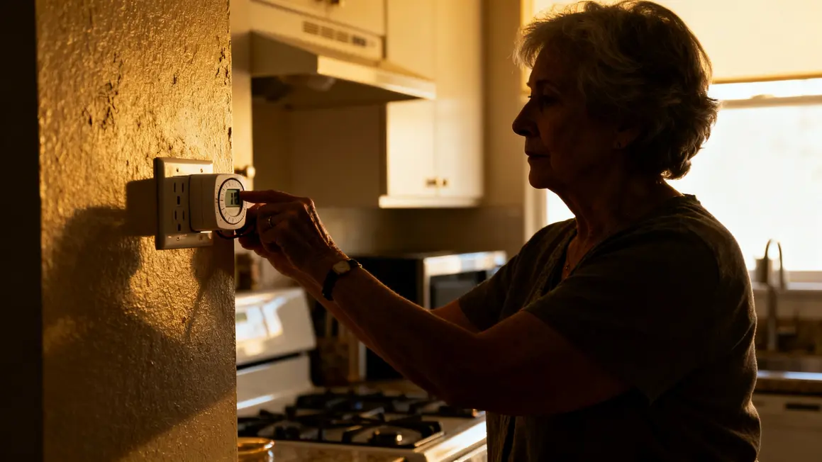 femme agee thermostat economie energie