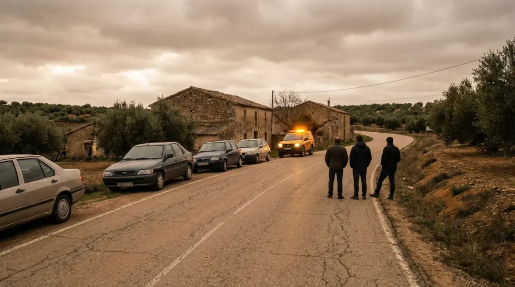 Gyrophare jaune sur voiture en Espagne, sécurité routière