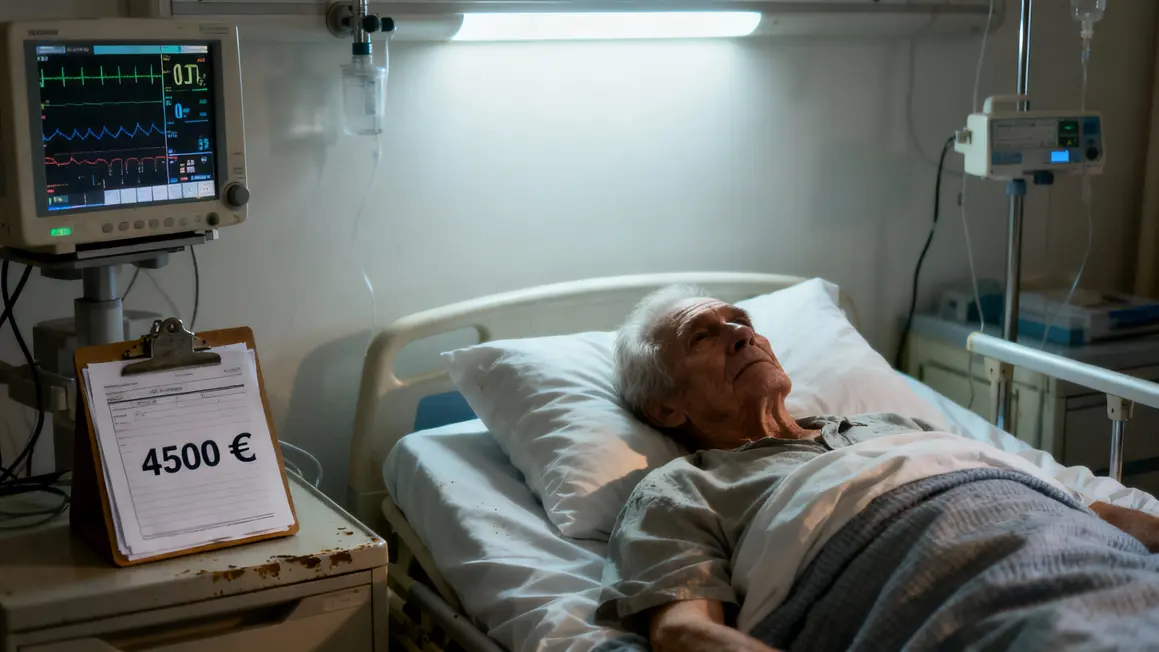 Lit hôpital senior facture 4500 euros