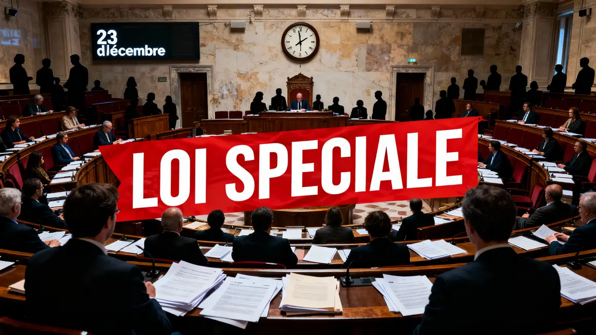 députés en session impasse loi spéciale budget 2026
