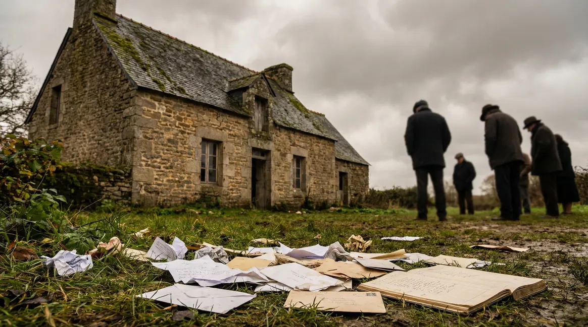 Maison en indivision héritage avec famille et papiers