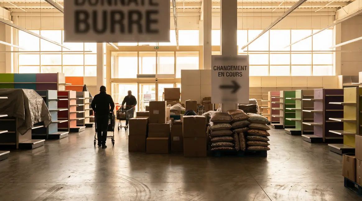 Vue magasin Gifi changement ambiance clients