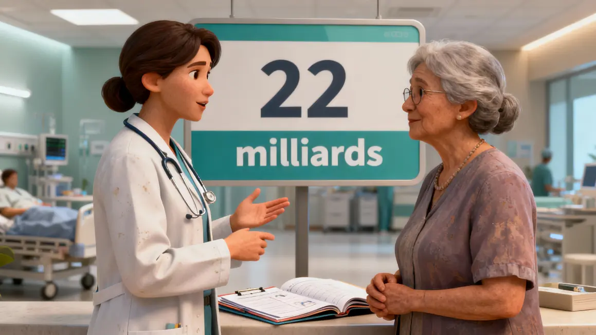 Professionnel sante aidant deficit 22 milliards hopital
