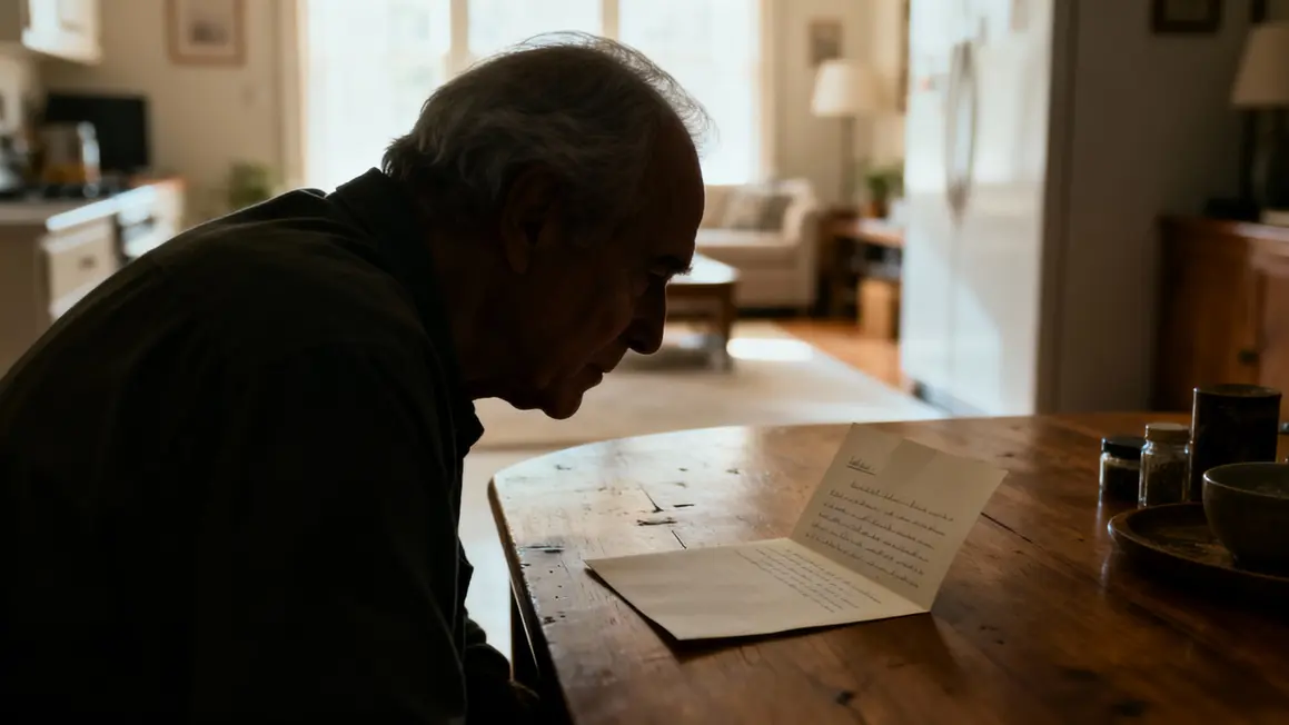 Lettre pension retraite suspension, retraité soucieux