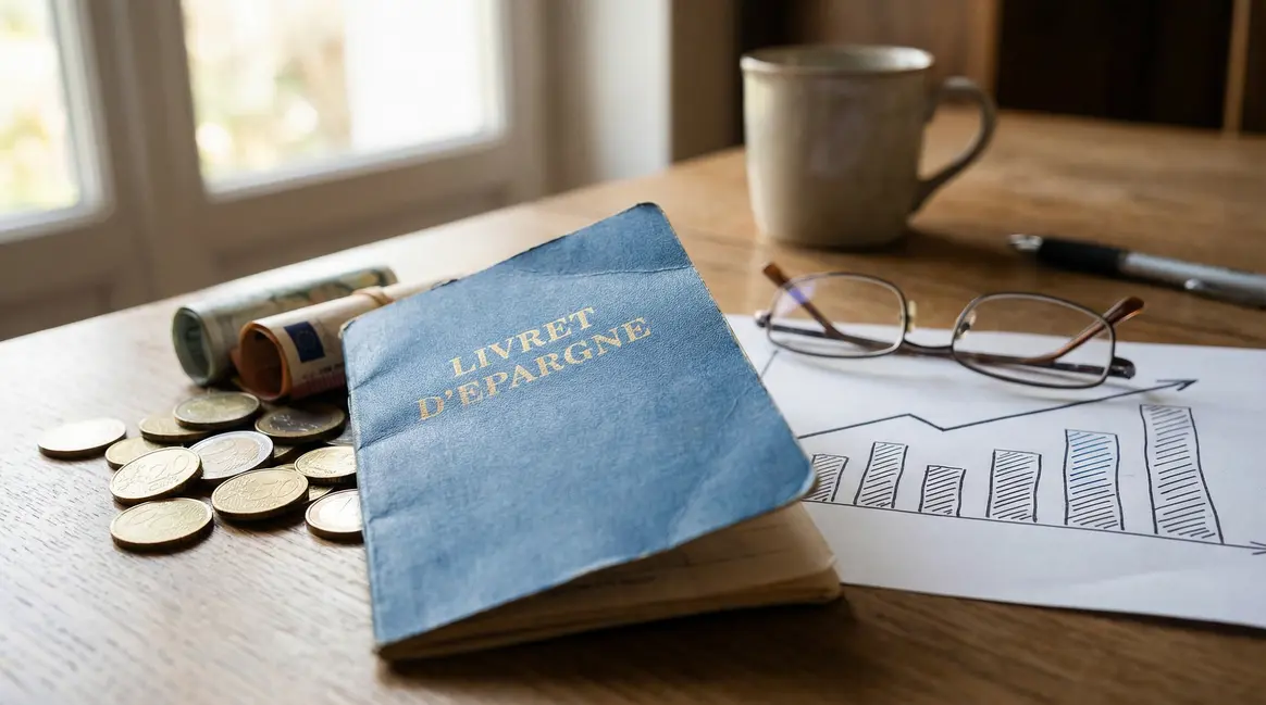 Carnet epargne Livret A euros croissance securite