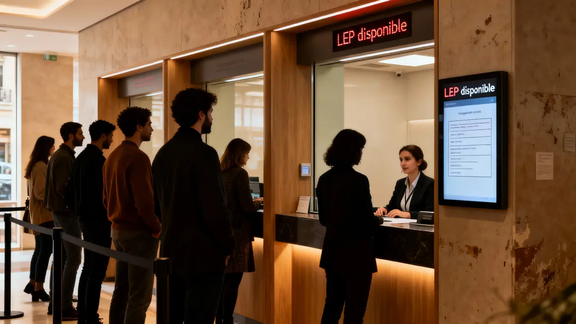 Ouverture simple LEP banque guichet