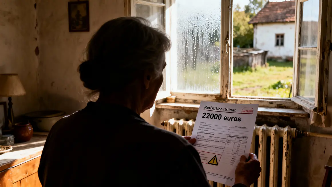 Femme devant maison devis 22000 euros passoire thermique