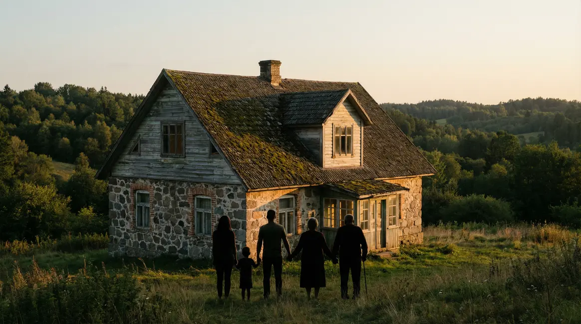 Maison familiale et generations succession