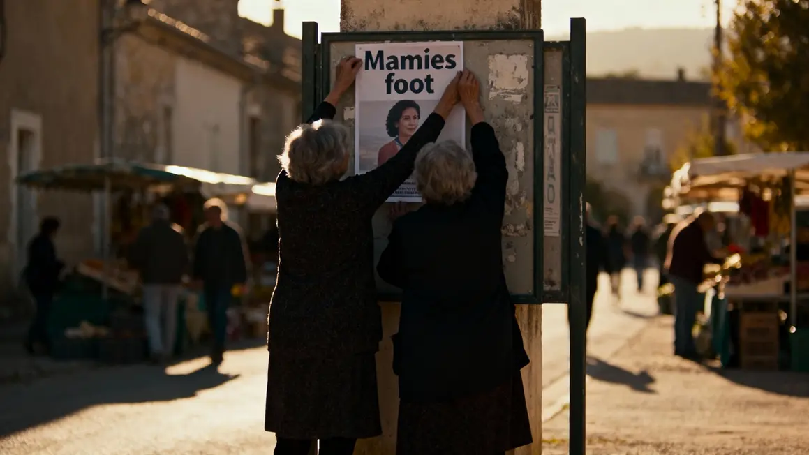 Mamies foot affiche Sarlat initiation football seniors