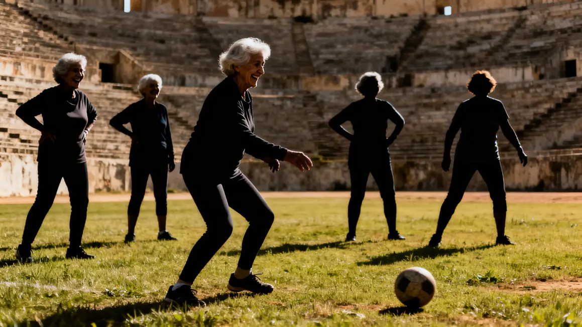 Mamies foot Sarlat équipe seniors entraînement football
