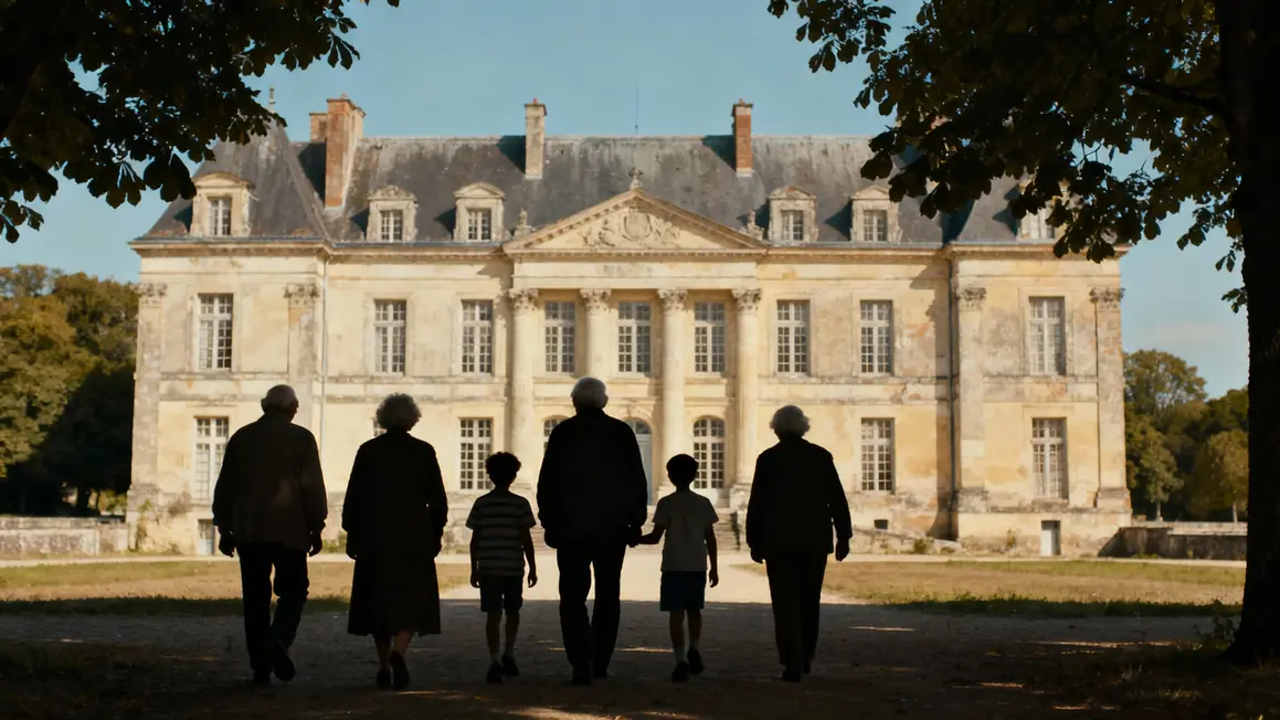 personnes agees marche groupe chateau confiance autonomie