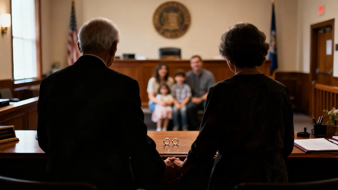 Deux seniors mariage simple mairie alliances a ton propre rythme