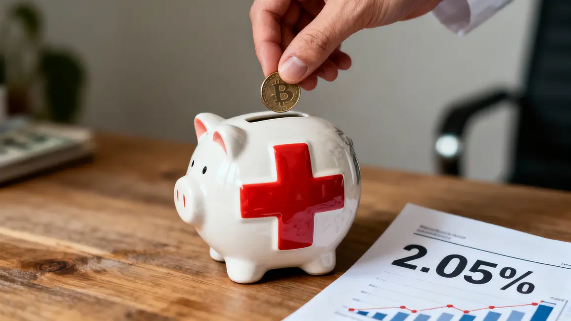 mutuelle santé surtaxe budget tirelire 2.05%