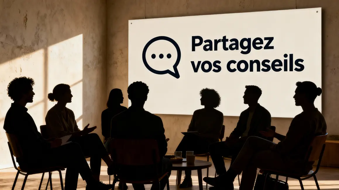 Personnes cercle partage conseils épargne