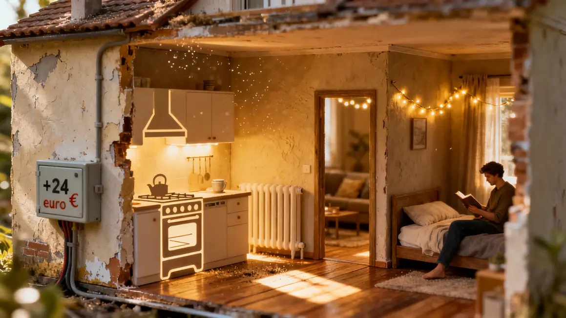 Maison coupe pic électrique appareils Noël
