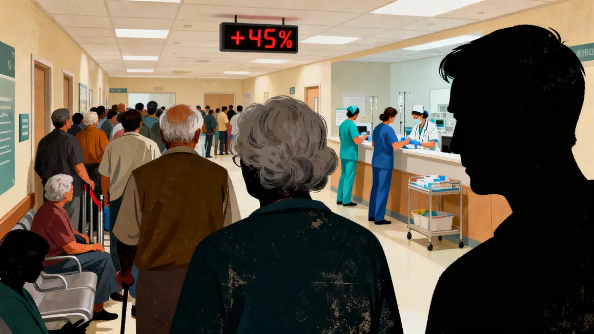 urgences hospitalieres surcharge grippe seniors