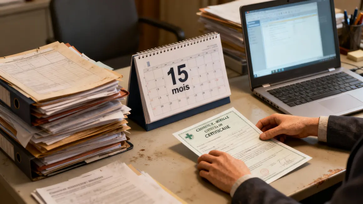 dossier calendrier certificat report congés après maladie