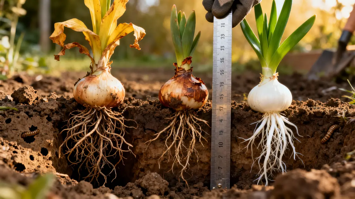 erreurs profondeur plantation 7 cm bulbes