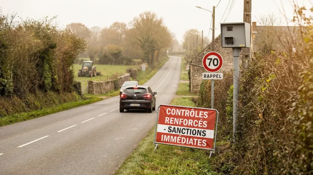 Radar de route surveille excès de vitesse et sanctions