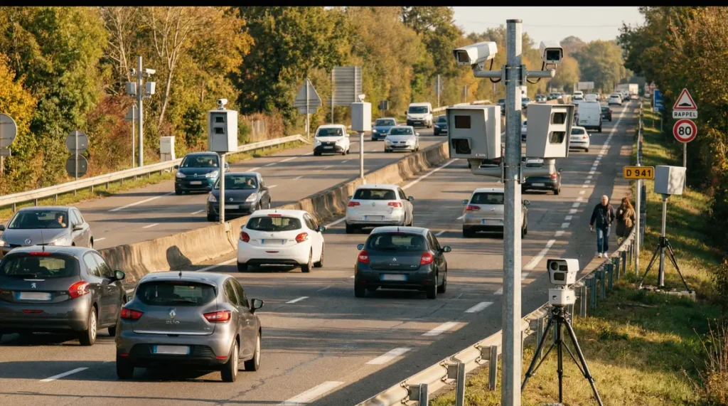 radars intelligents surveillant route française