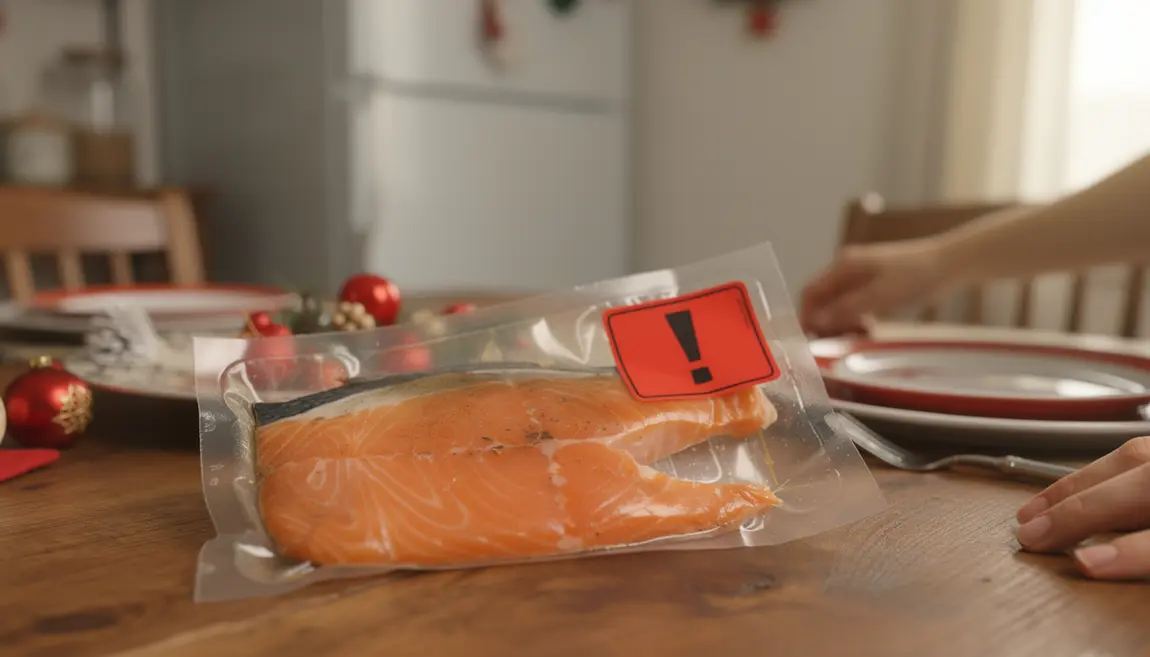 alerte rappel saumon fume listeria table festive