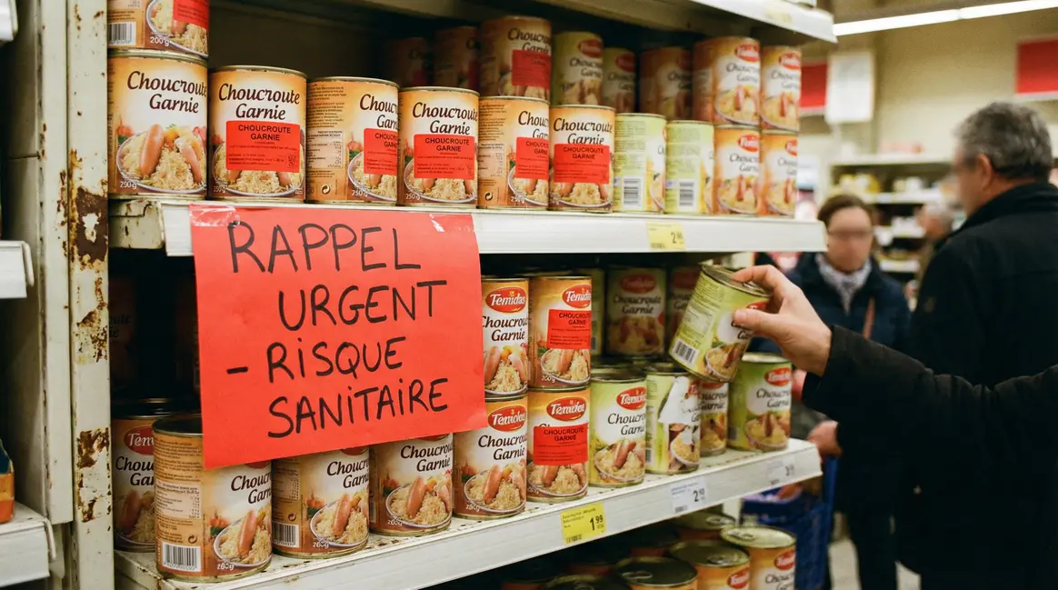 choucroute conserve rappel supermarche