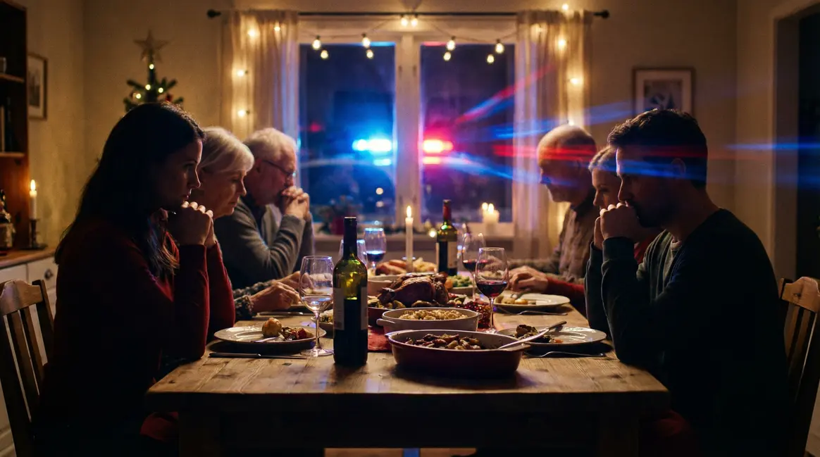 Repas de Noël familial urgences cardiaques