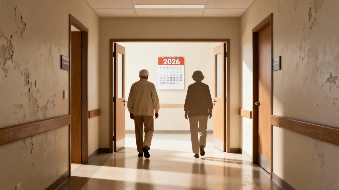 Seniors couloir portes calendrier impôt 2026