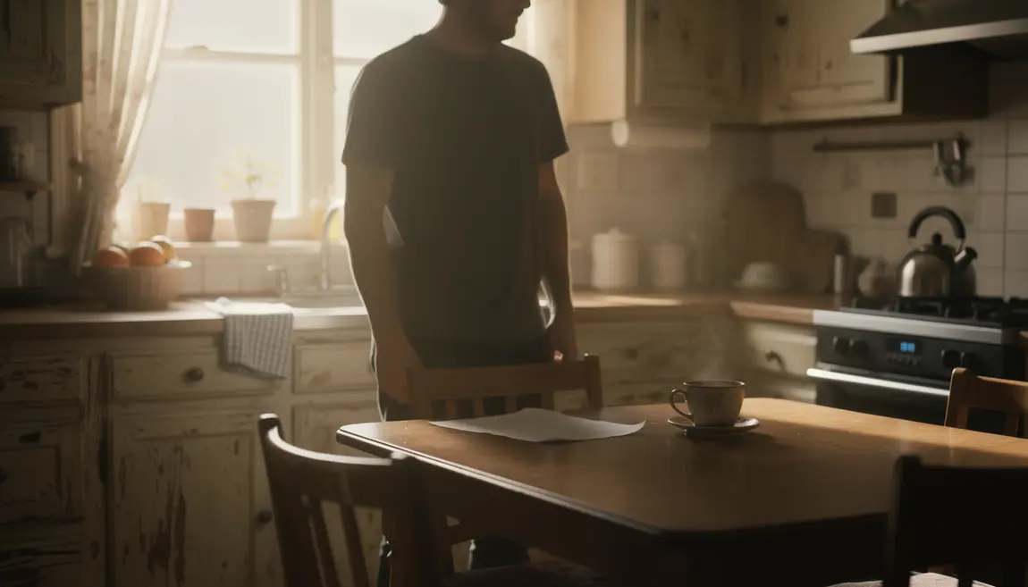 homme relevant carrière retraite matin cafe