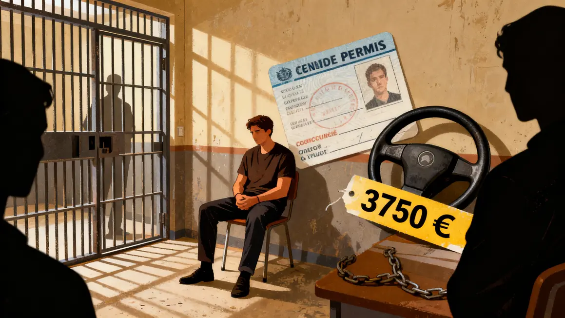 Échelle des sanctions prison amende permis excès de vitesse