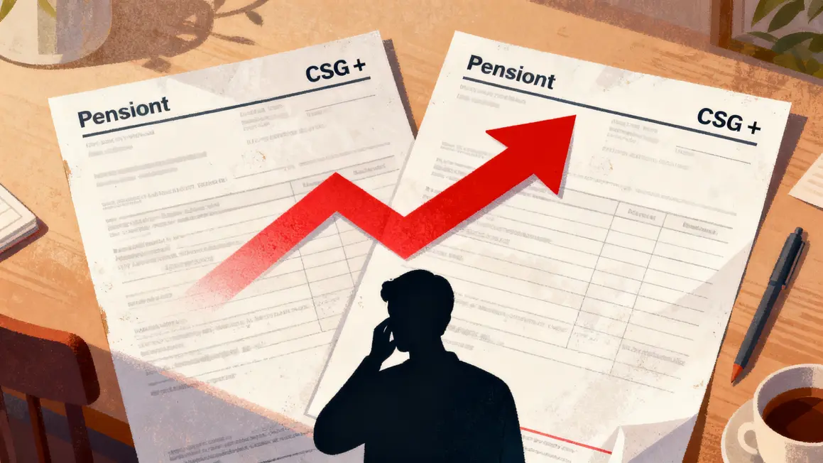 alerte hausse CSG pension Agirc Arrco relevés