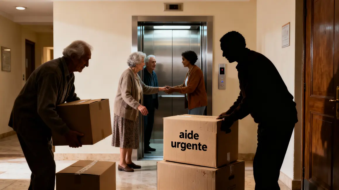 aines hall immeuble entraide cartons expulsion