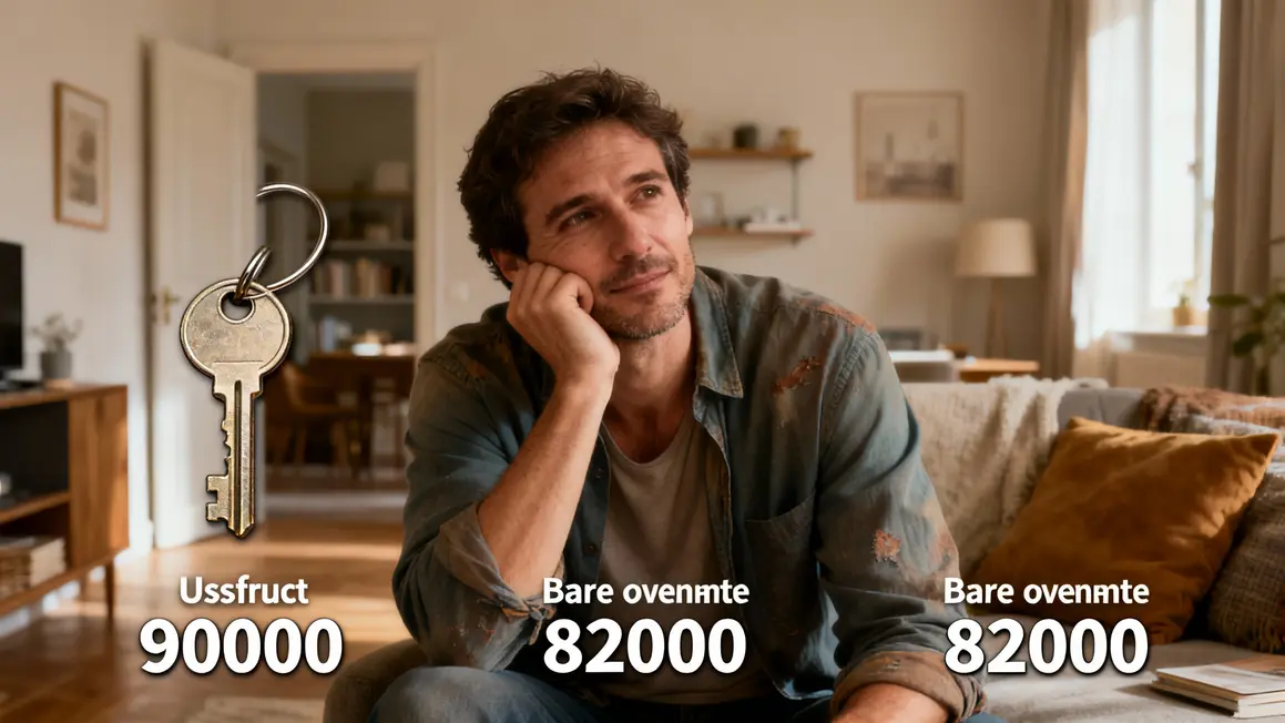 graphique cantonnement succession usufruit nue propriété
