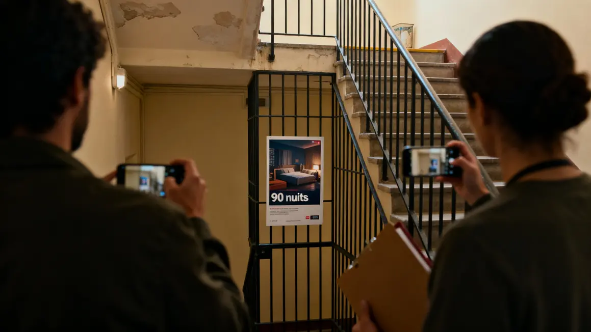 escalier immeuble signalement voisins location airbnb