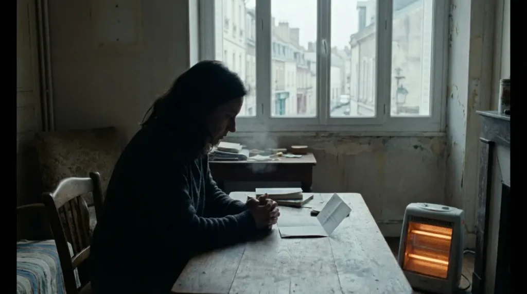 Femme découvrant suspension pension reversion à Guéret