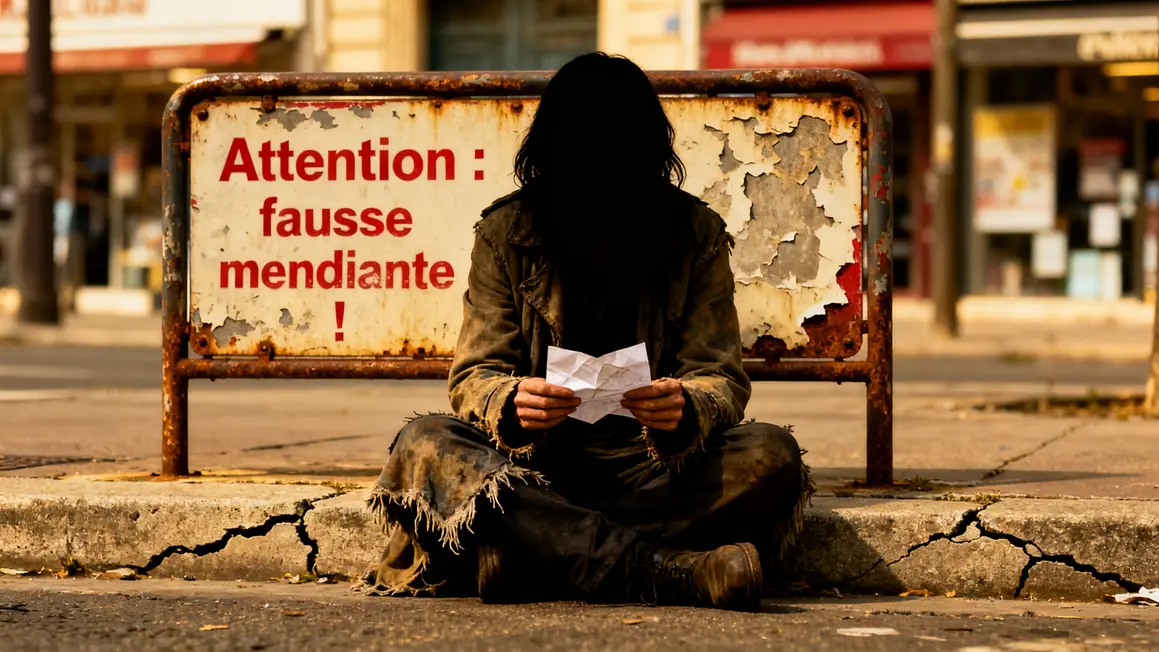 Femme accusée fausse mendiante lettre Angoulême