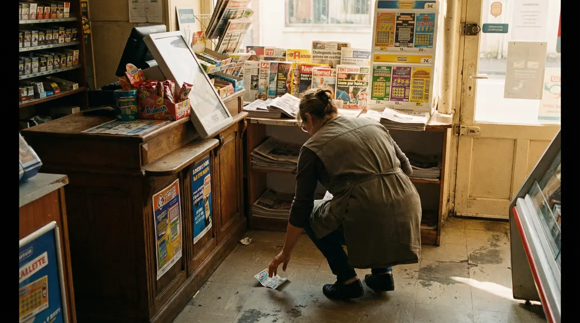 employée tabac presse poitiers ramasse ticket jeu surprise
