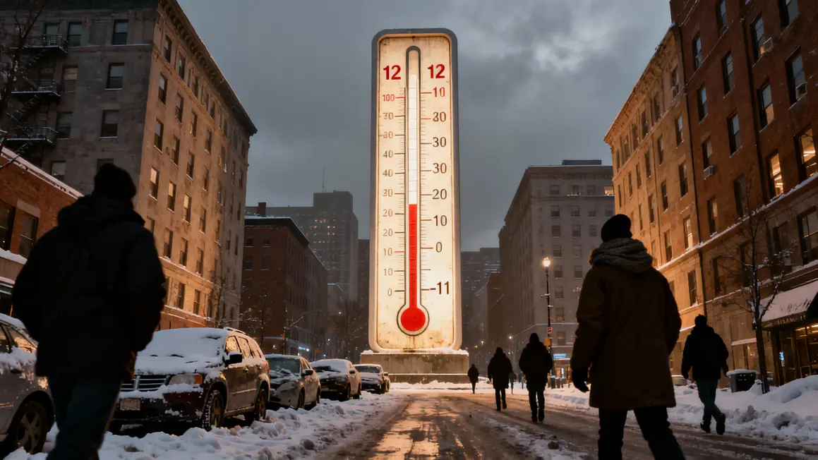 thermometre geant temperature chute Paris 1978