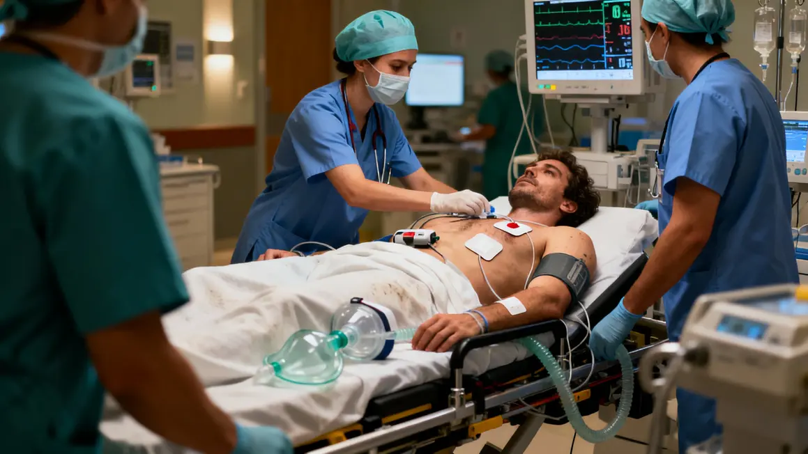équipe médicale réanimation arrêt cardiaque