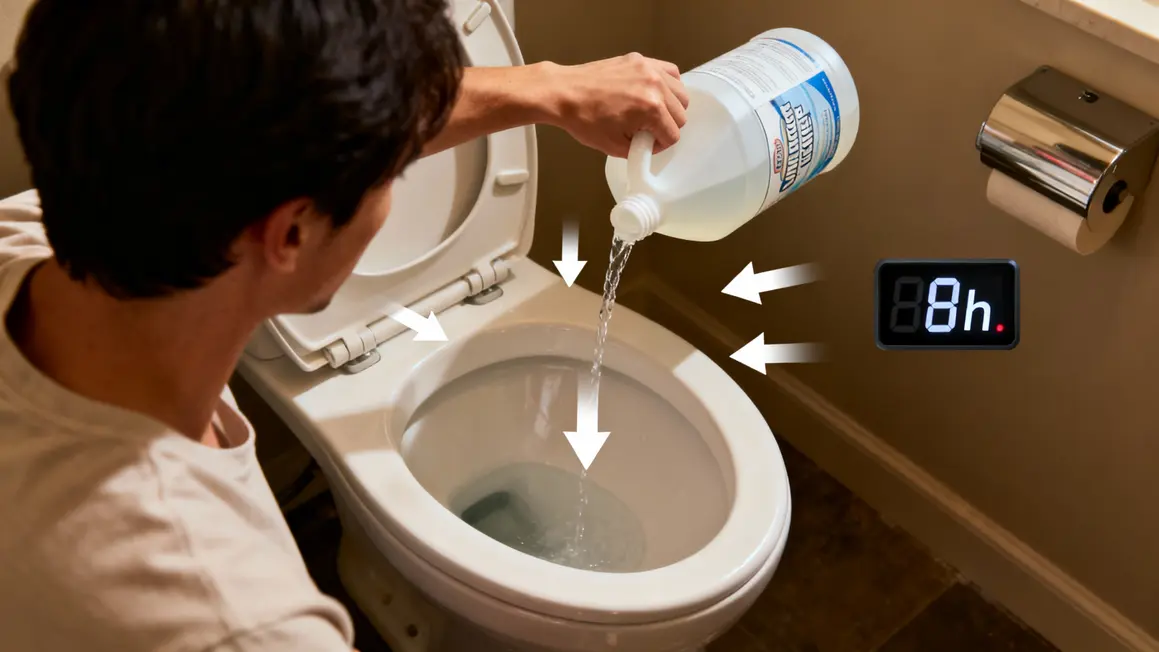 geste verser vinaigre blanc chauffe mode emploi toilettes