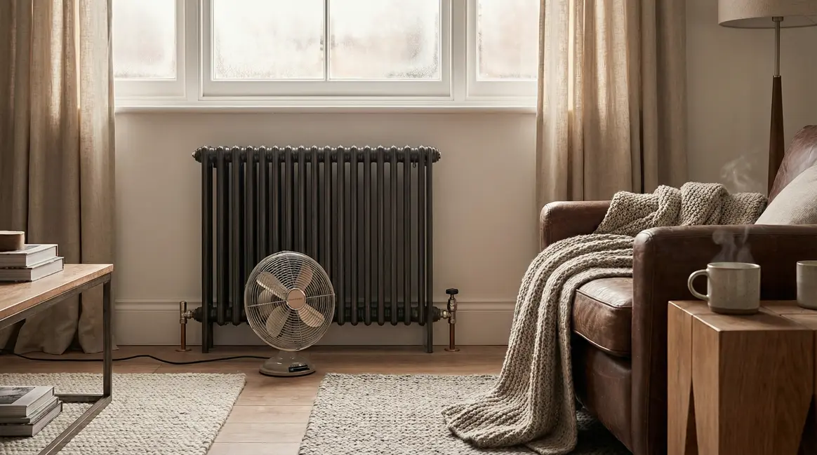 ventilateur radiateur chaleur maison