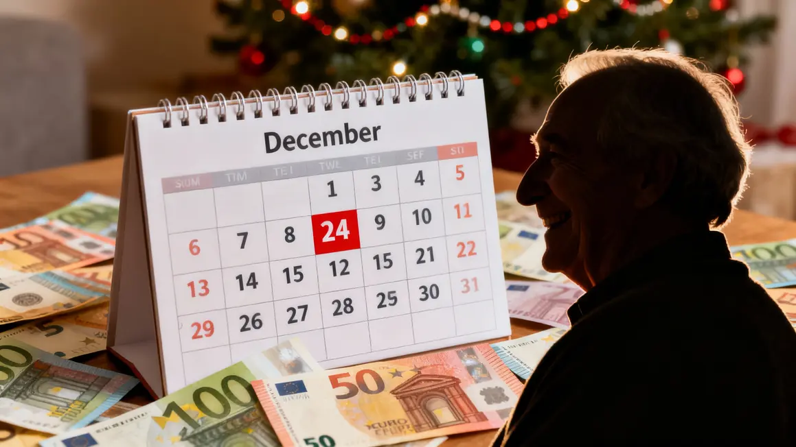 Calendrier 24 décembre pension retraités publics Noël