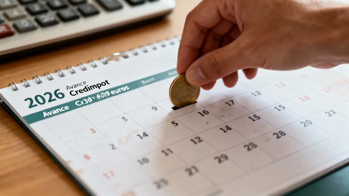 Avance Credimpot 639 euros calendrier janvier 2026