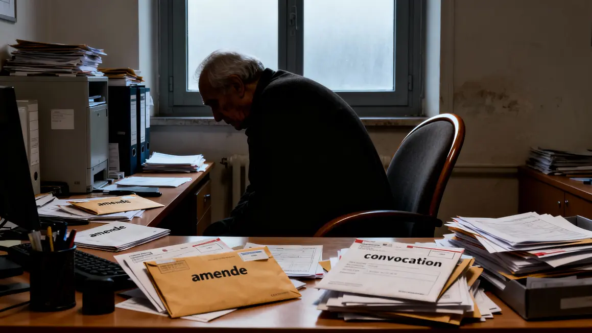 Senior seul bureau amendes cannabis détresse