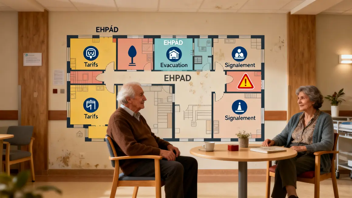 Zones affichages Ehpad signalement tarifs