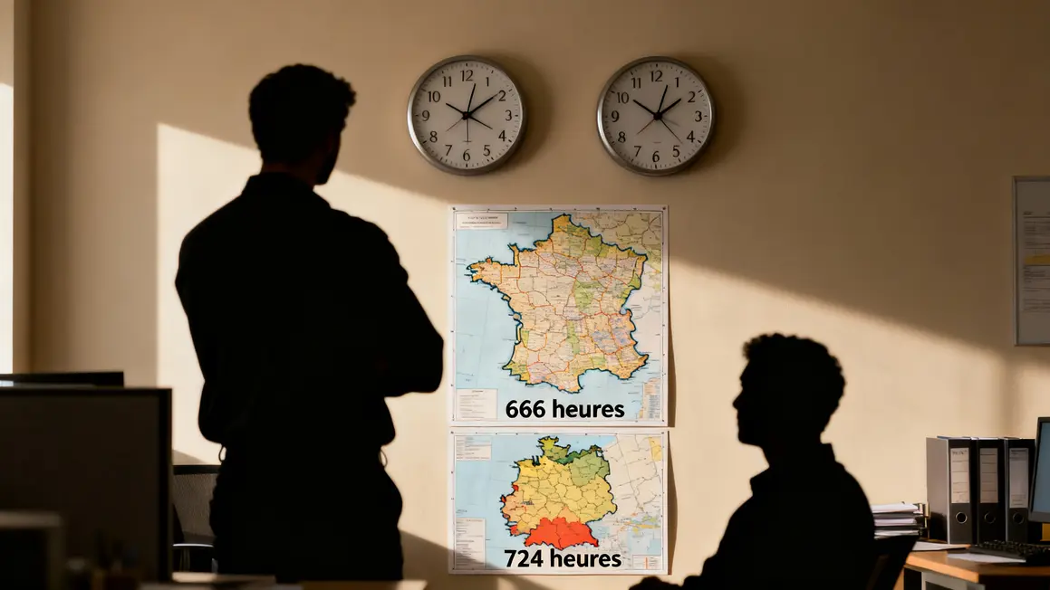 Comparatif heures France Allemagne jours fériés