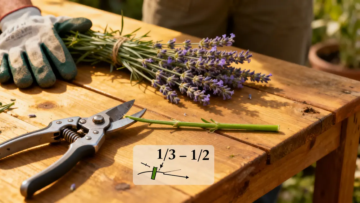 Conseils taille lavande secateur branches schema entretien