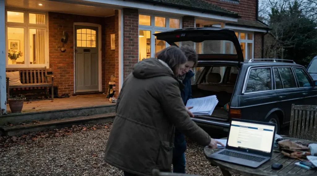 don voiture devant maison formulaire fiscal