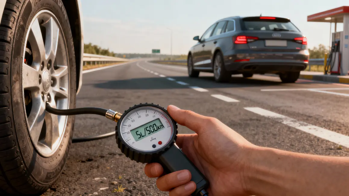 controle pression pneus économie énergie voiture
